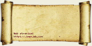 Janoš Kesegić vizit kartica